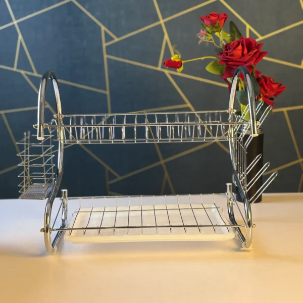 2 layer dish drainer rack-WL264 - Image 4