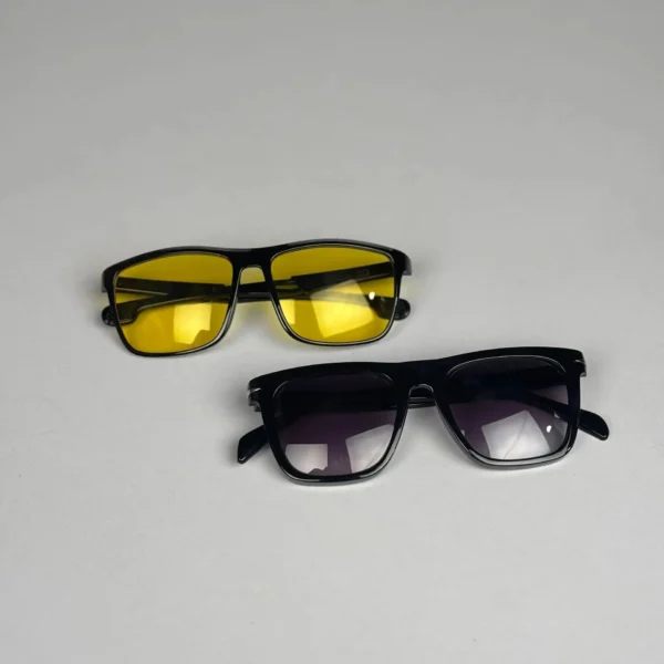 ৪৯০ টাকায় দুইটি চশমার কম্বো প্যাকেজ sunglass & night vision combo - Image 3