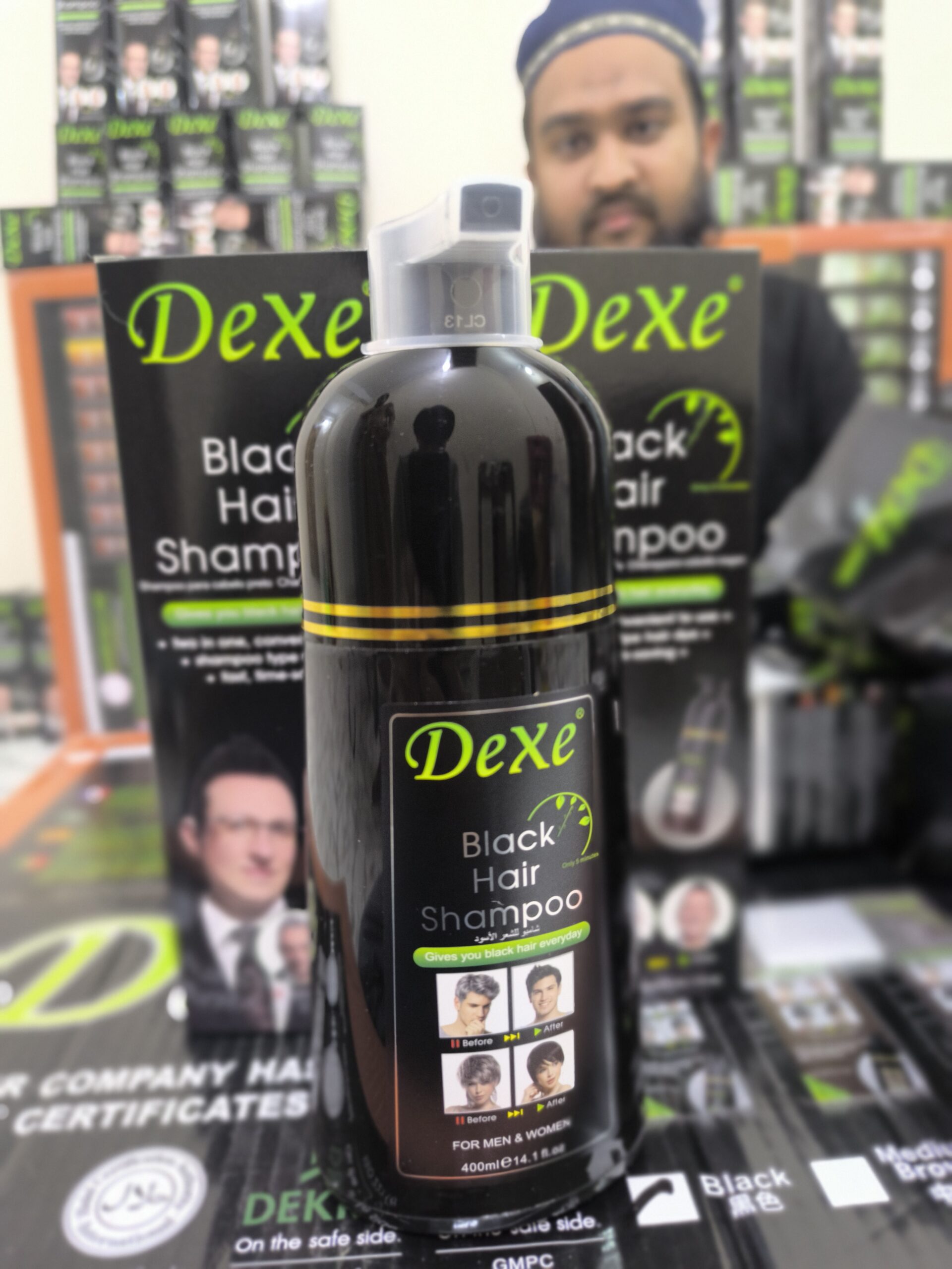 Dexe Black Hair Shampoo - Image 3